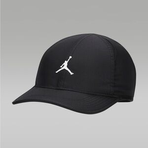 Nike Black Hat with White Jumpman Logo